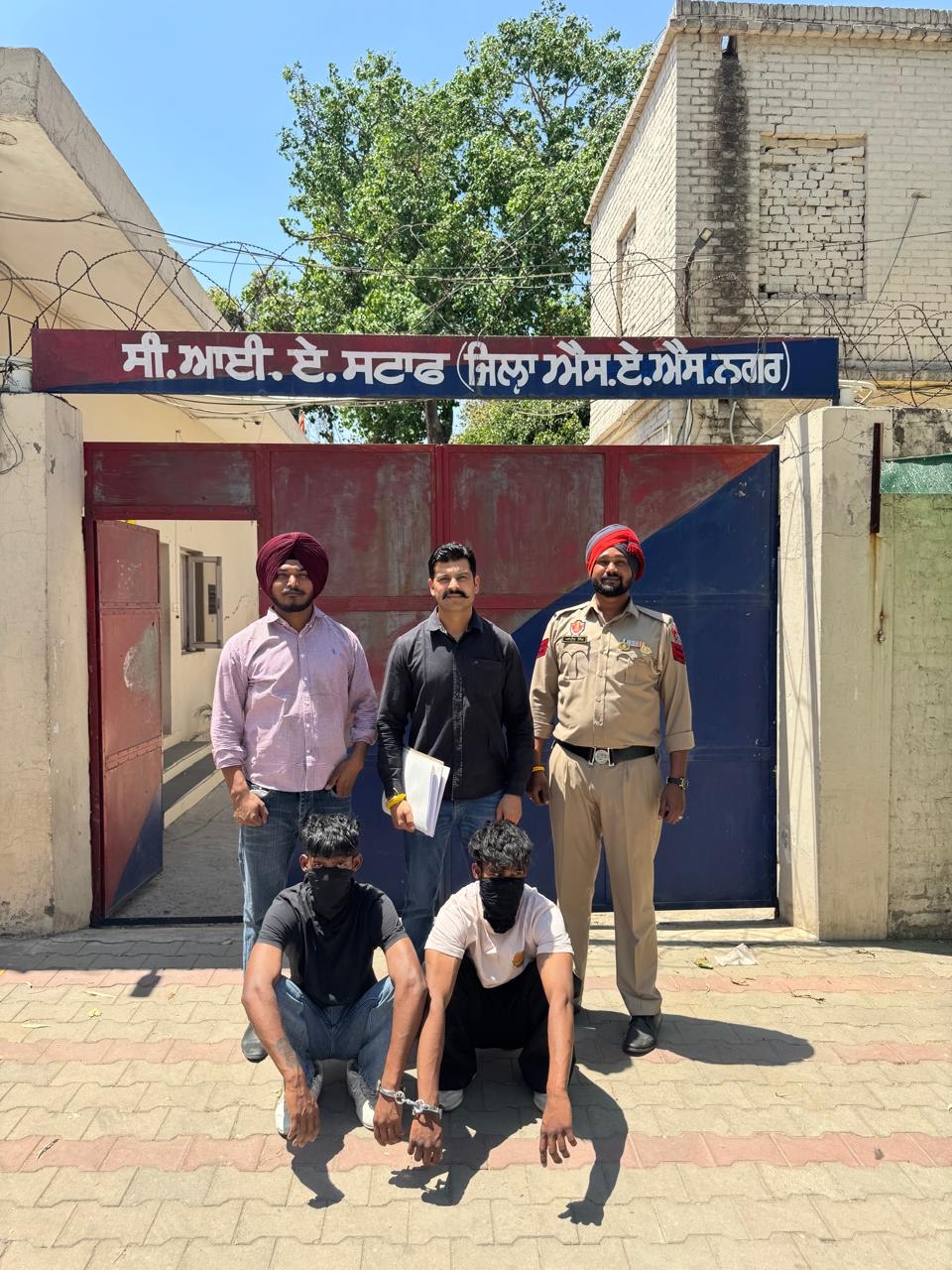 02 out of 04 unknown accused who set fire to a Verna car parked outside Mohali arrested.